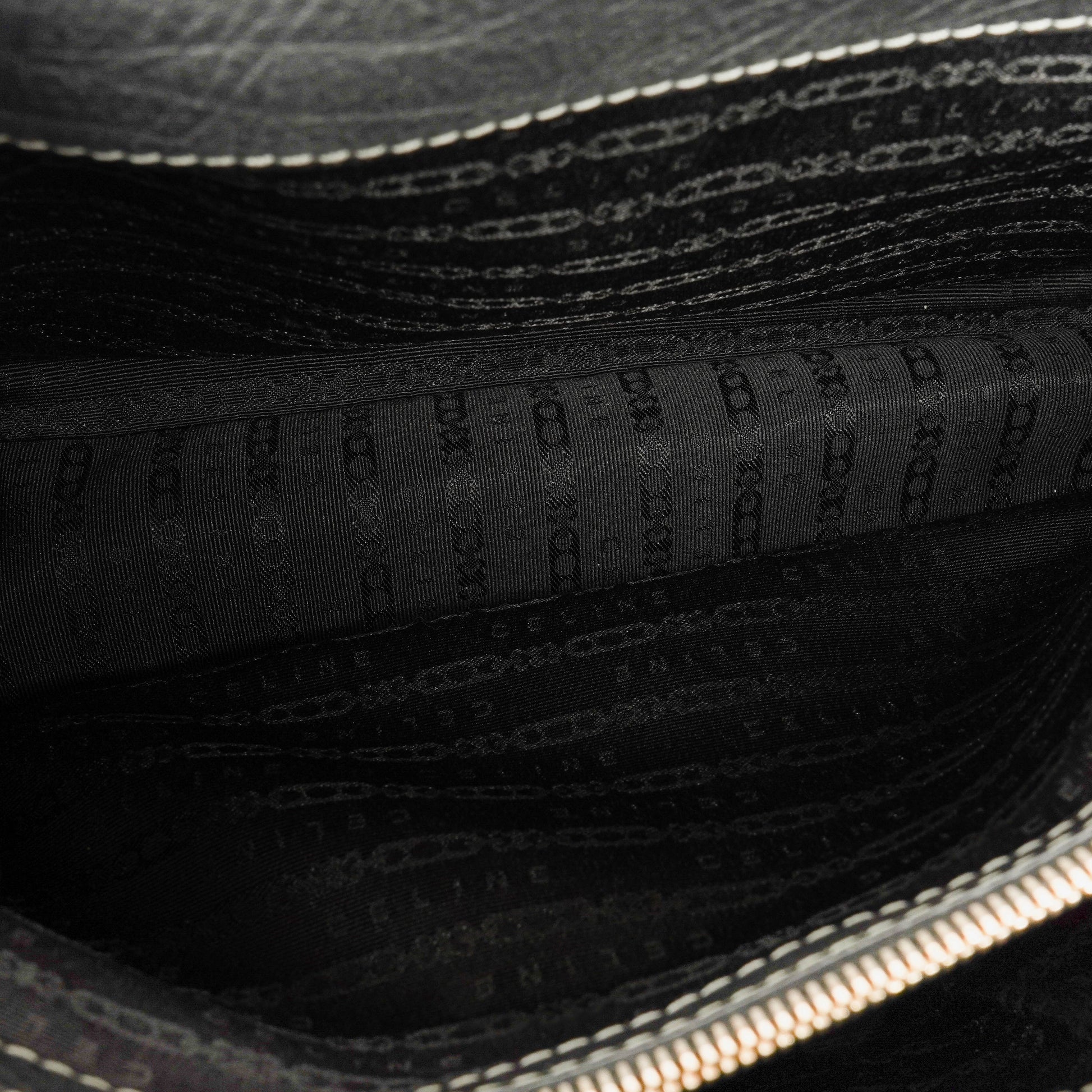 CELINE Boogie Bag aus genarbtem Leder
