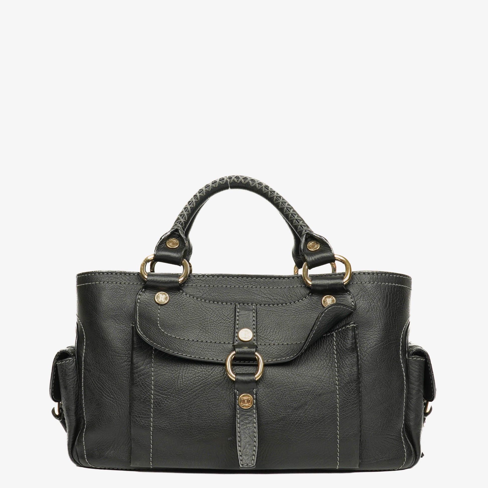 CELINE Boogie Bag aus genarbtem Leder
