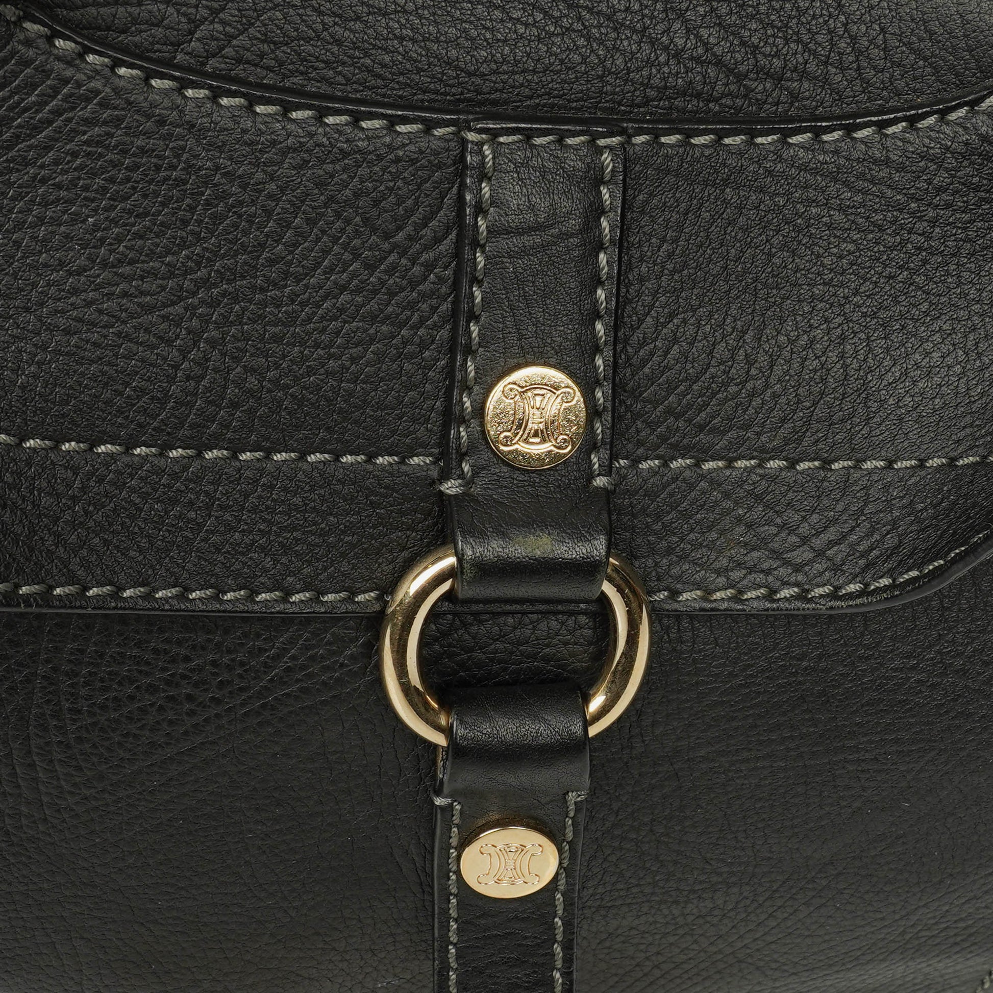 CELINE Boogie Bag aus genarbtem Leder