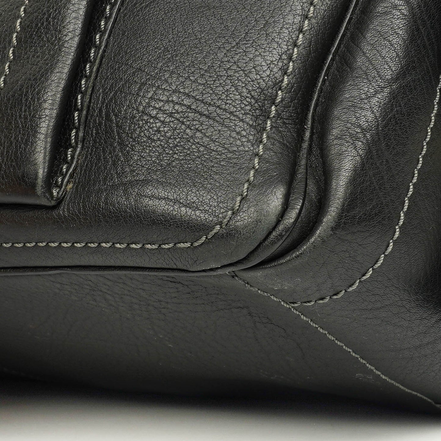 CELINE Boogie Bag aus genarbtem Leder