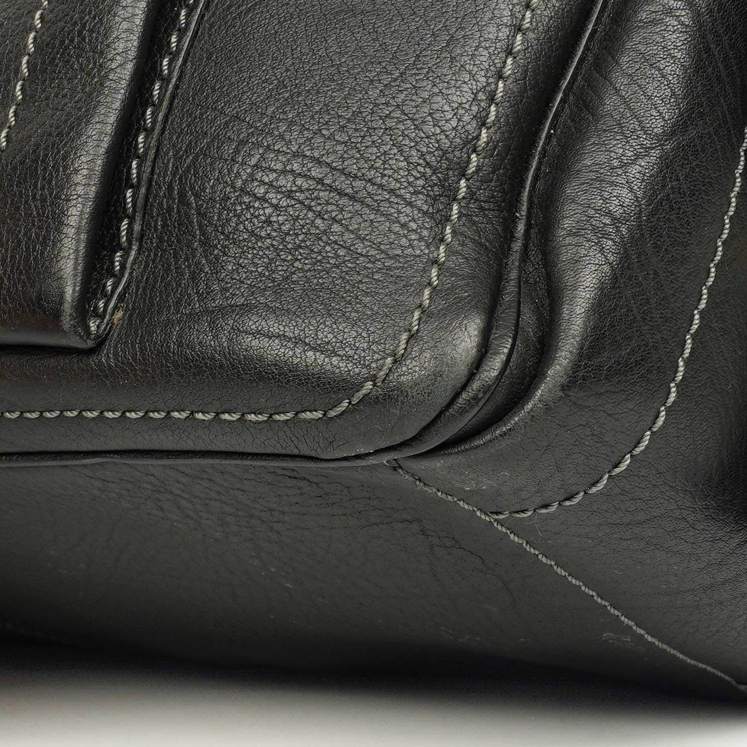 CELINE Boogie Bag aus genarbtem Leder