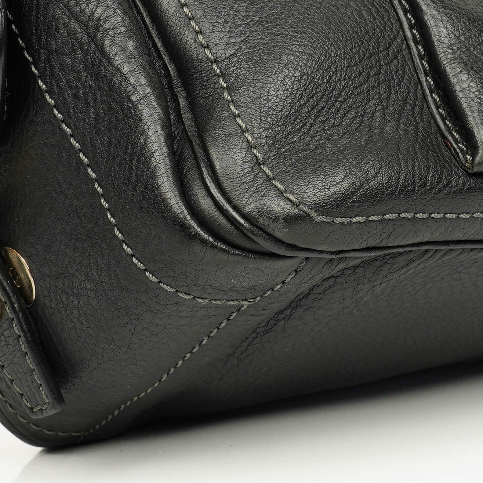 CELINE Boogie Bag aus genarbtem Leder