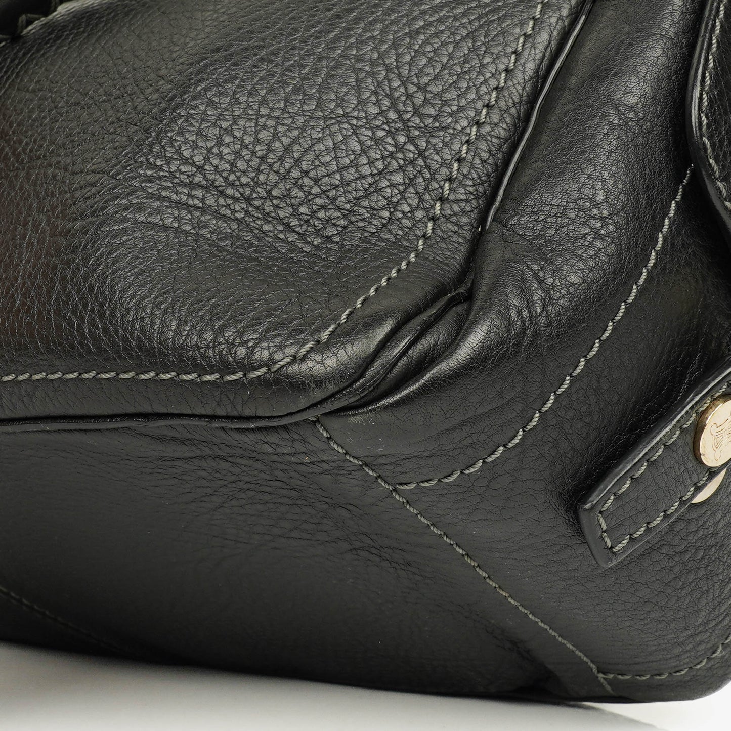 CELINE Boogie Bag aus genarbtem Leder