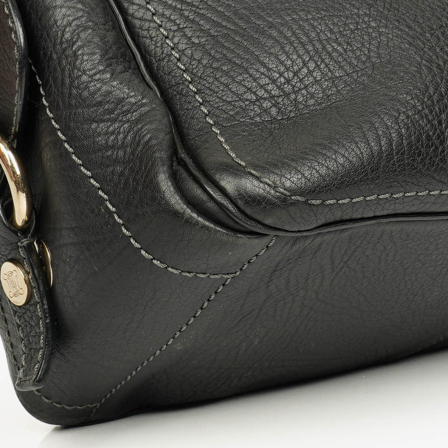 CELINE Boogie Bag aus genarbtem Leder