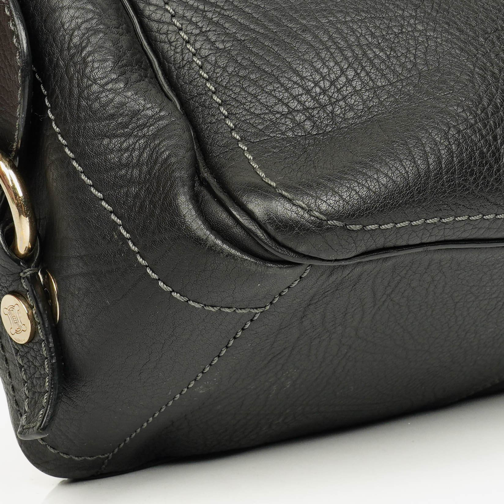 CELINE Boogie Bag aus genarbtem Leder