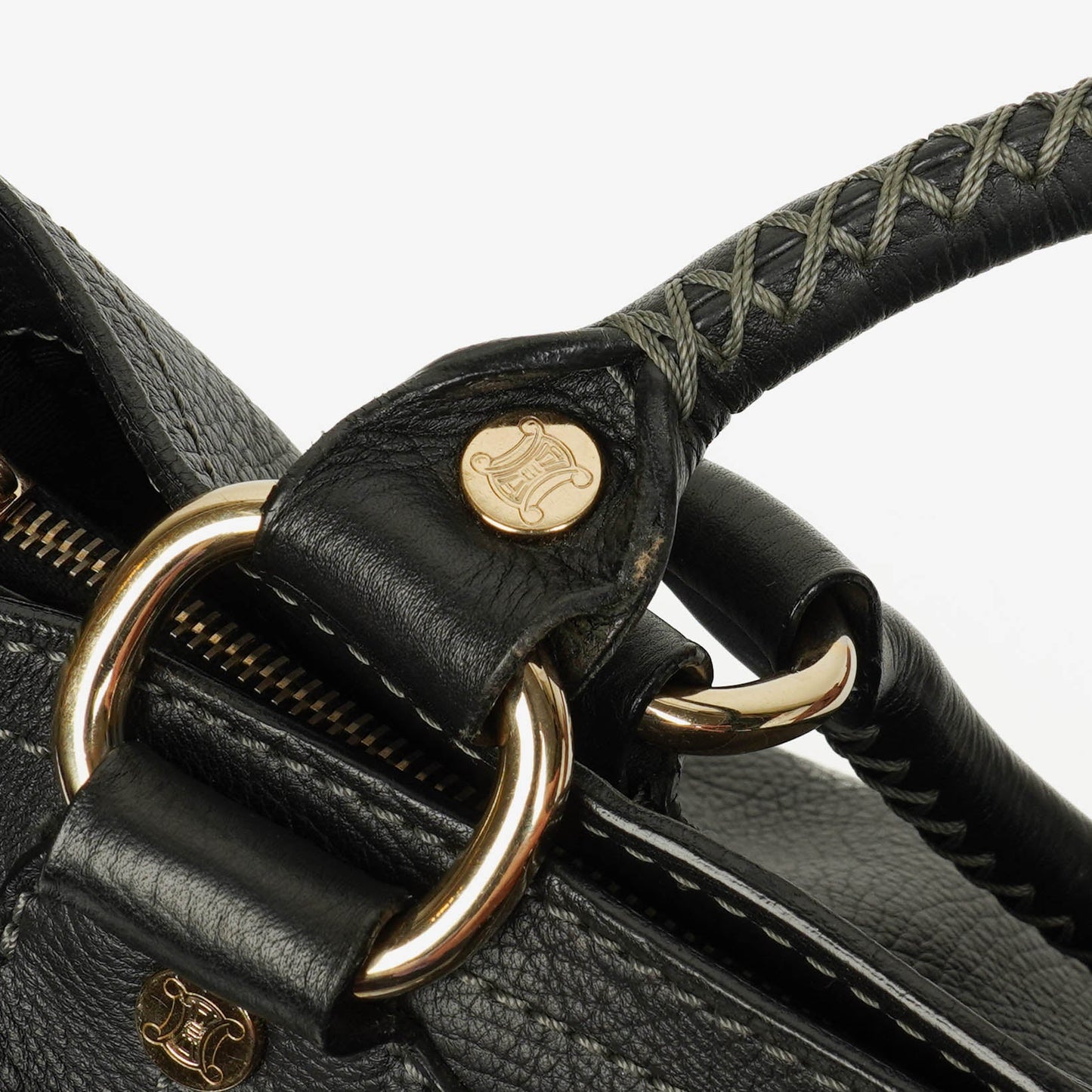 CELINE Boogie Bag aus genarbtem Leder