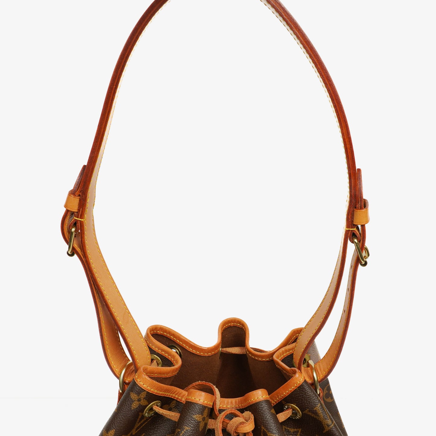 Louis Vuitton Petit Noe Schultertasche aus Monogram Canvas