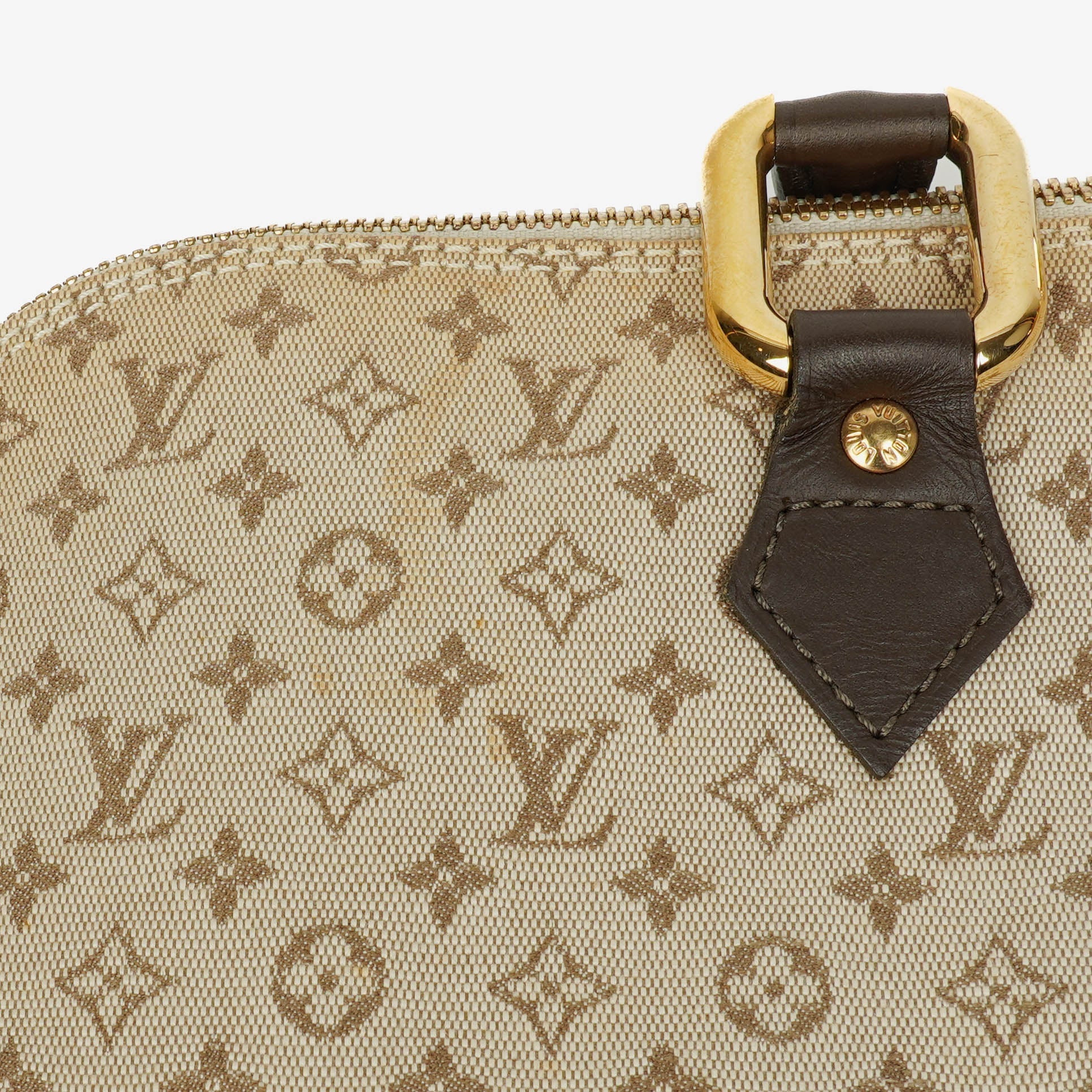 Louis Vuitton Alma Long Handtasche aus Monogram Mini Lin