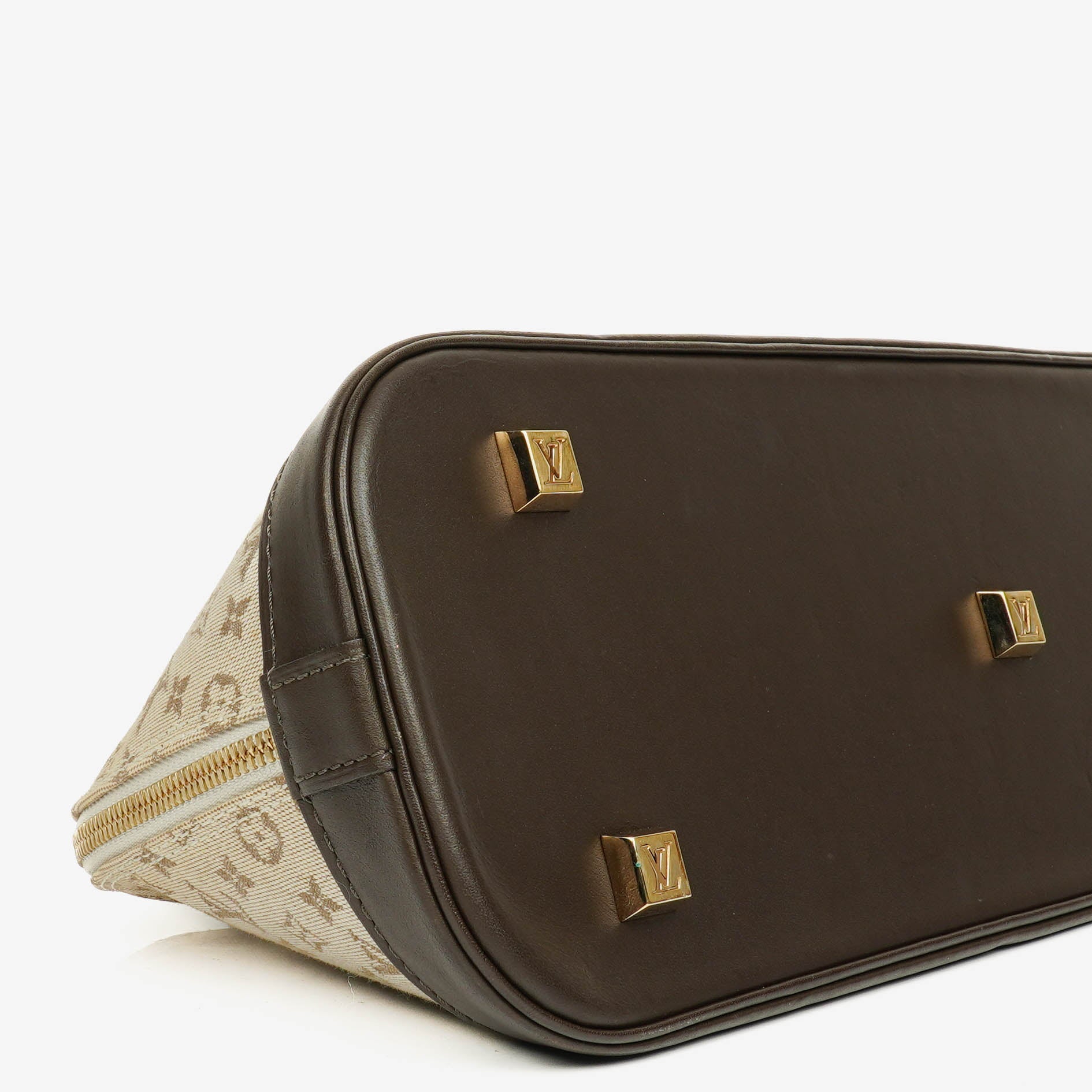 Louis Vuitton Alma Long Handtasche aus Monogram Mini Lin