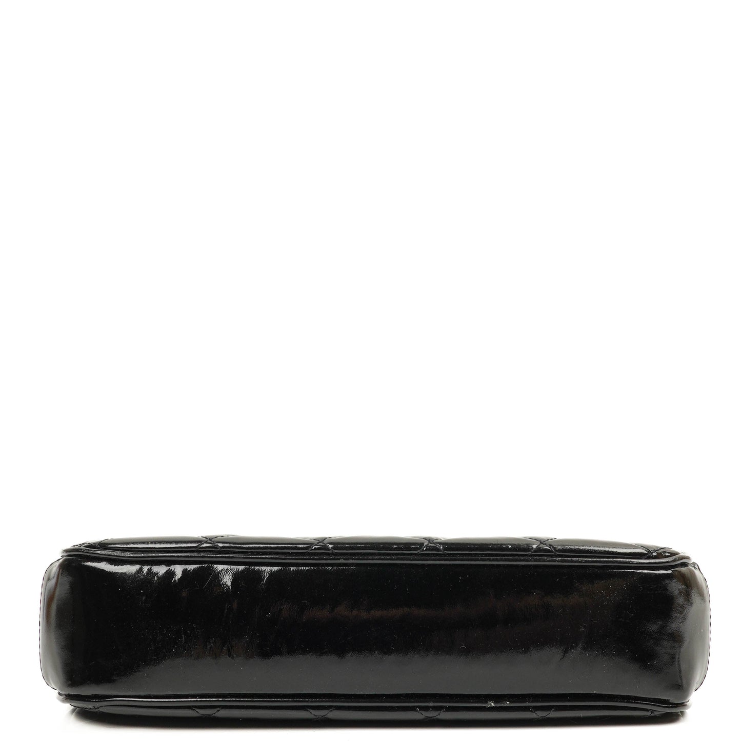 Chanel Vintage Top Handle Tasche im Kelly-Stil aus schwarzem gestepptem Lammleder, 1996-1997