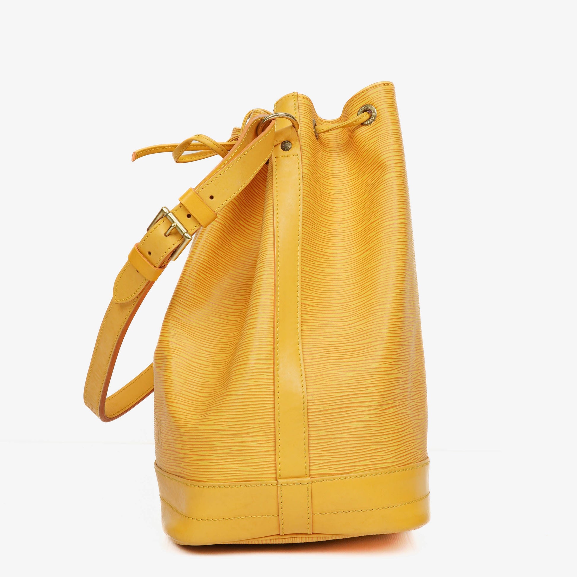 Louis Vuitton Noe Grande GM Schultertasche aus gelbem Epi Leder