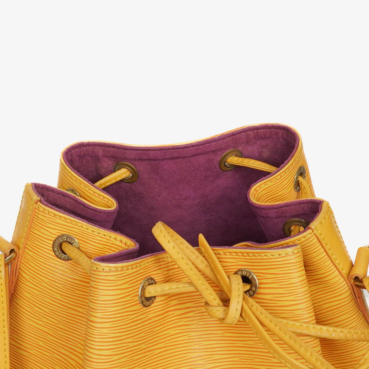 Louis Vuitton Noe Grande GM Schultertasche aus gelbem Epi Leder