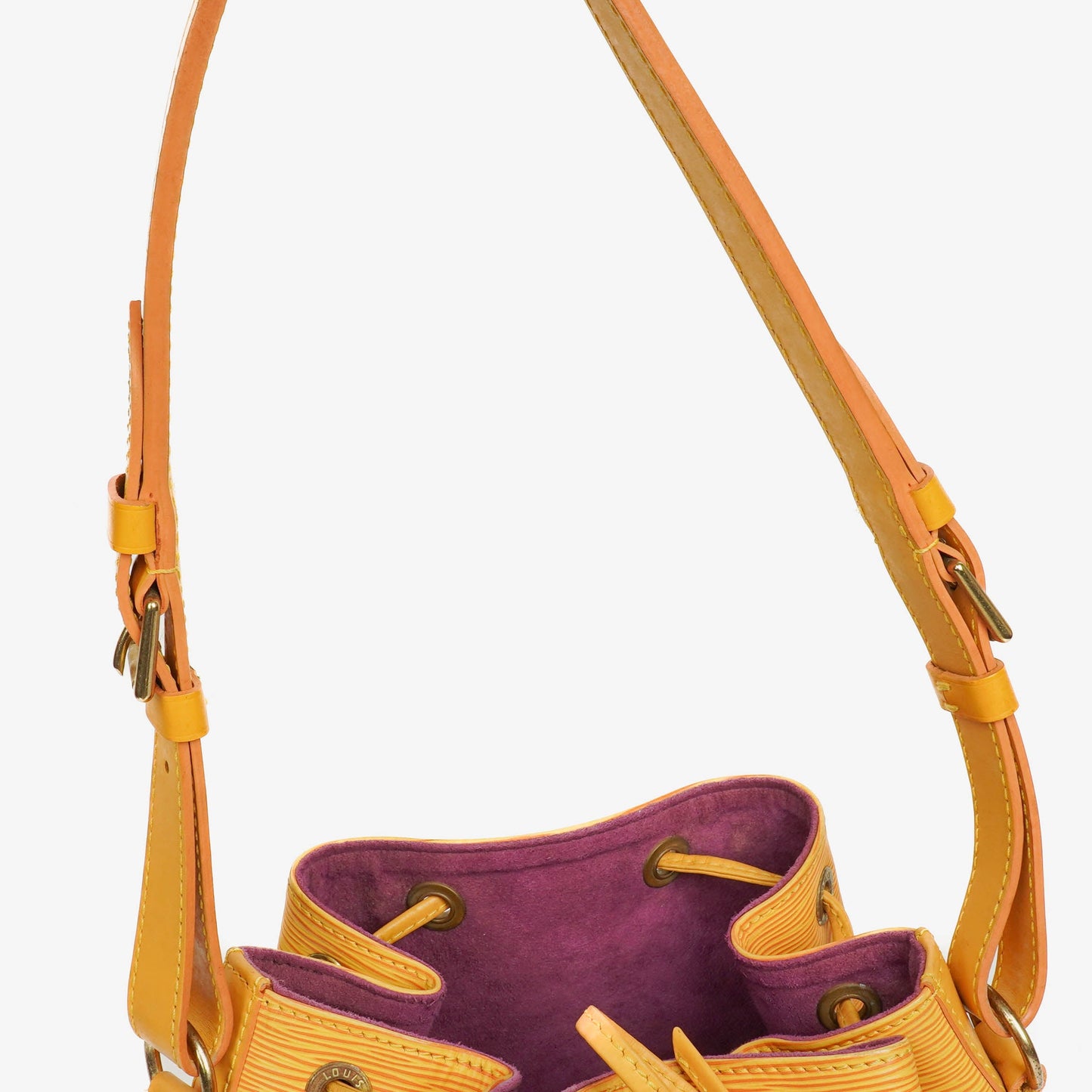 Louis Vuitton Noe Grande GM Schultertasche aus gelbem Epi Leder