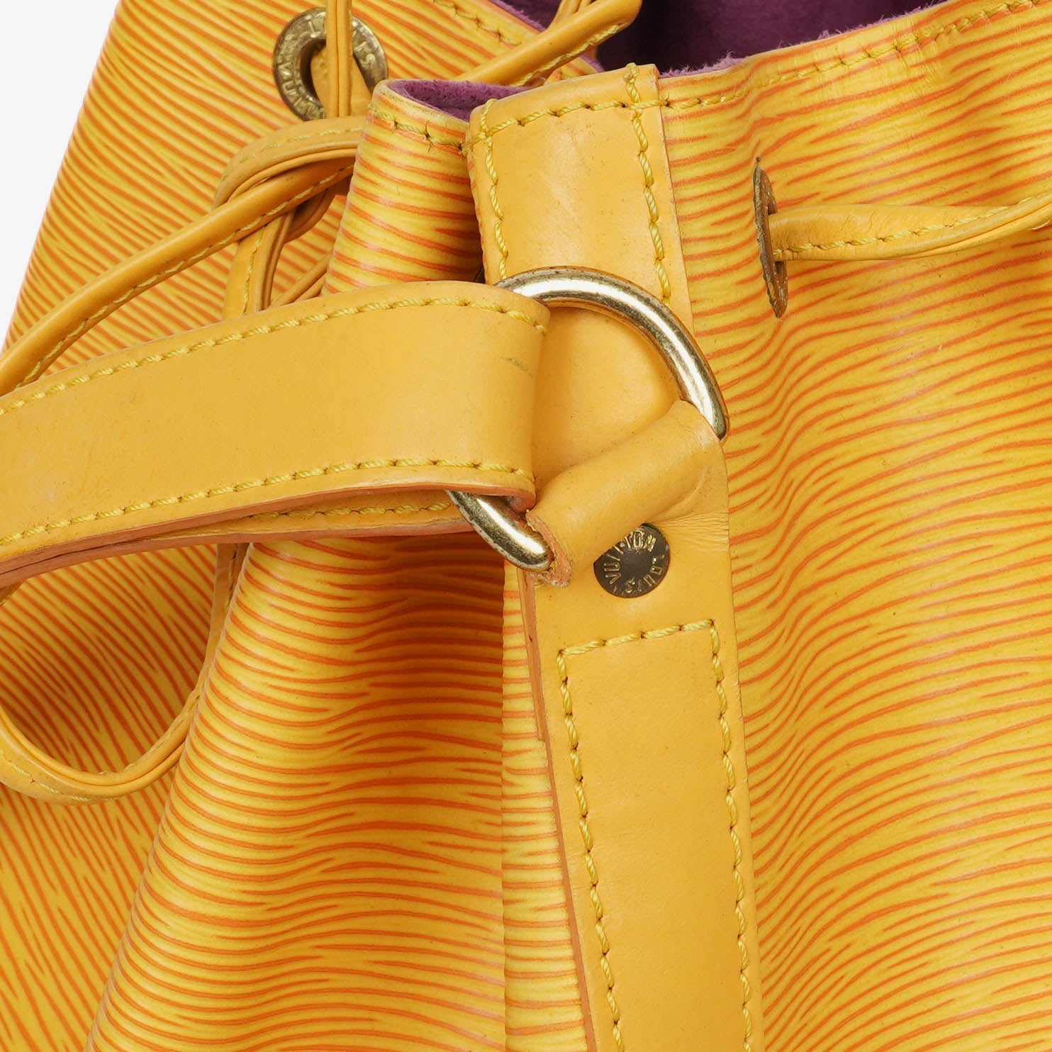 Louis Vuitton Noe Grande GM Schultertasche aus gelbem Epi Leder