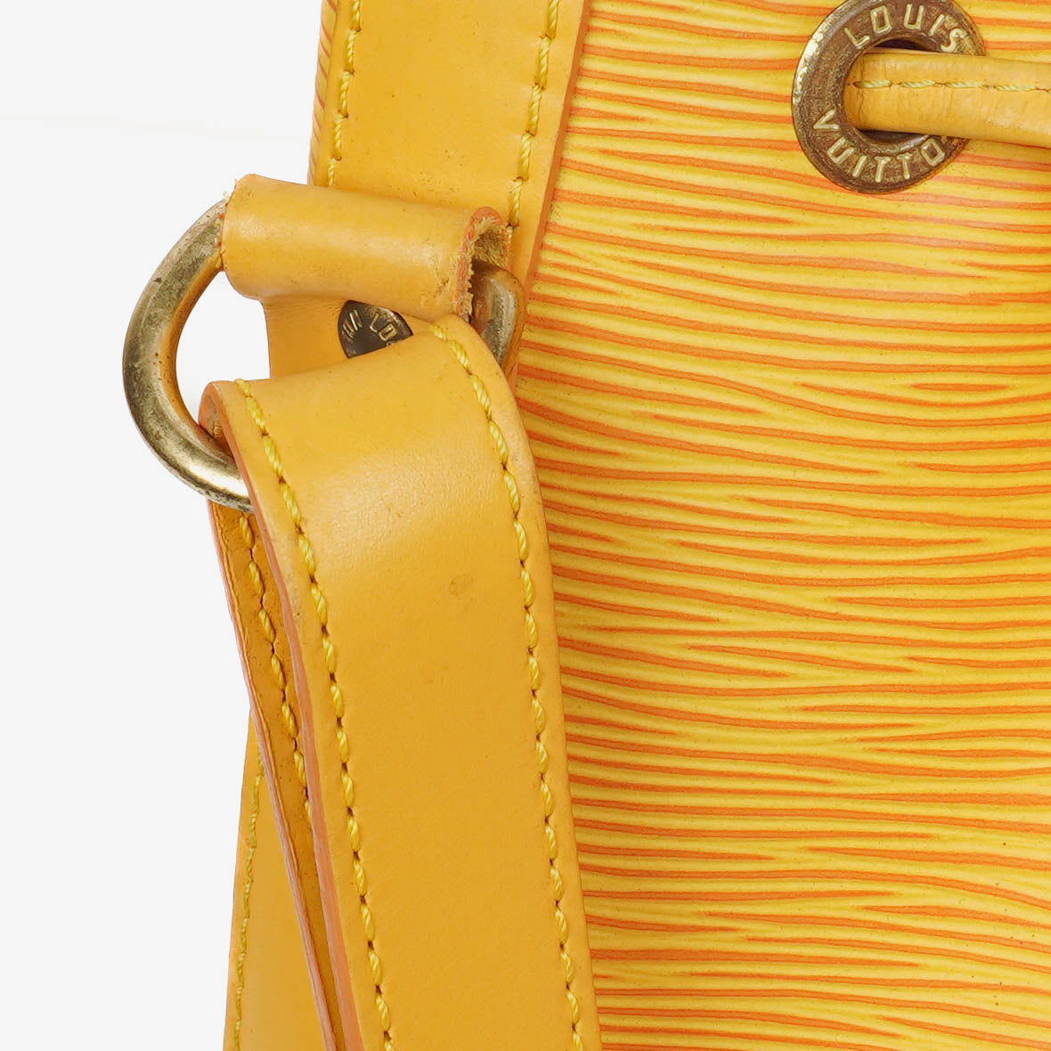 Louis Vuitton Noe Grande GM Schultertasche aus gelbem Epi Leder