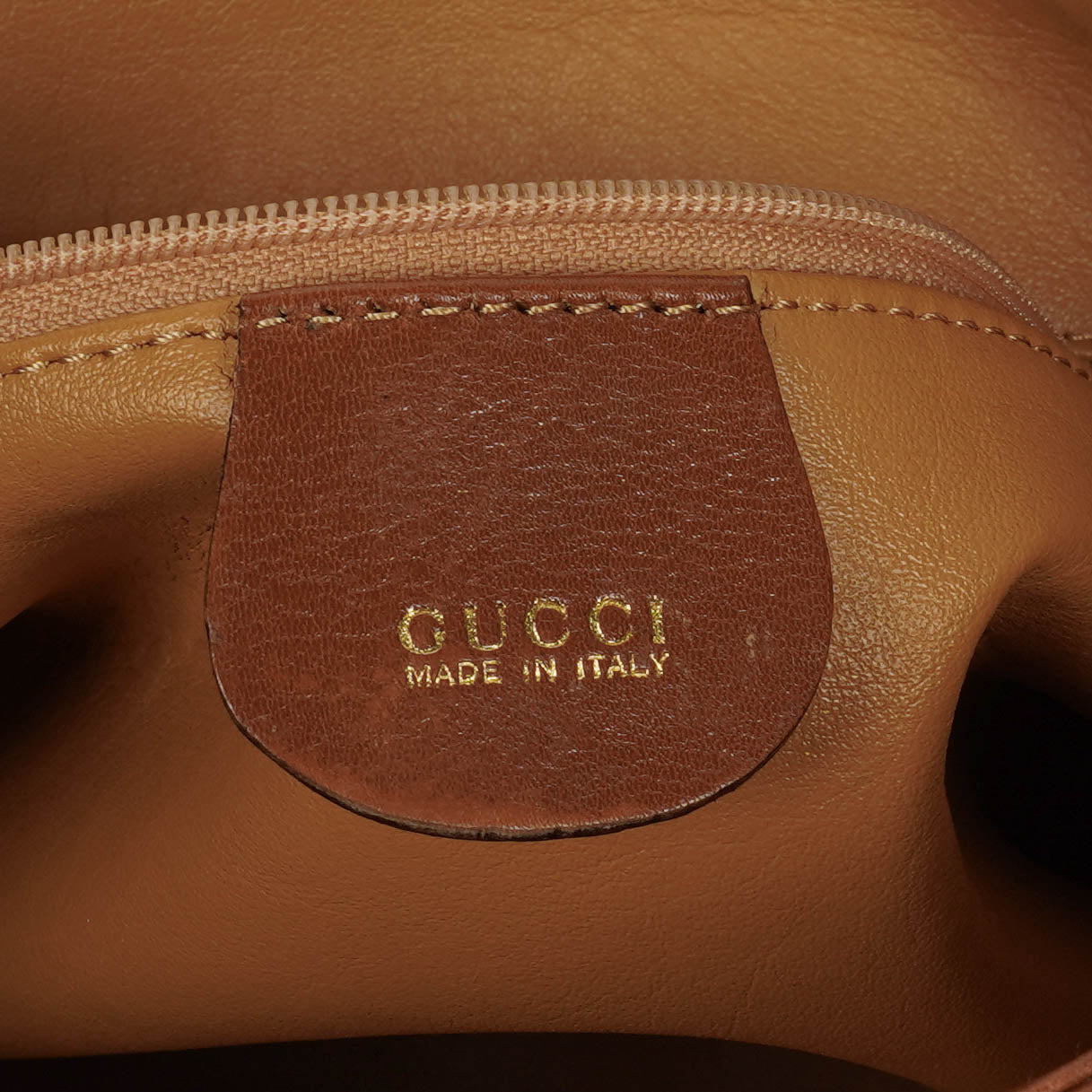 Gucci Bamboo Top Handle Hobo Bag aus braunem Leder