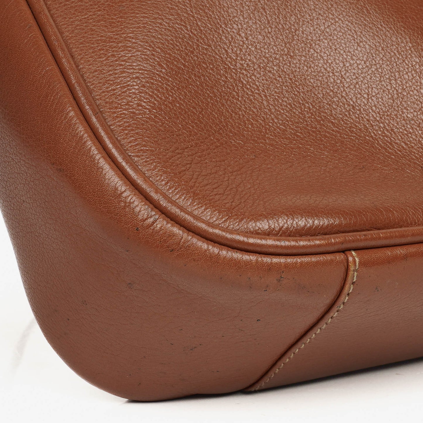 Gucci Bamboo Top Handle Hobo Bag aus braunem Leder