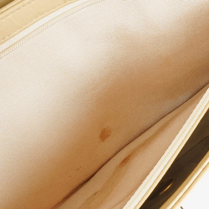 Chanel Classic Single Flap Tasche aus gestepptem Lammleder in Neutral Beige mit 24K vergoldeter Hardware