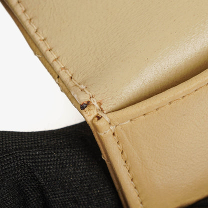 Chanel Classic Single Flap Tasche aus gestepptem Lammleder in Neutral Beige mit 24K vergoldeter Hardware