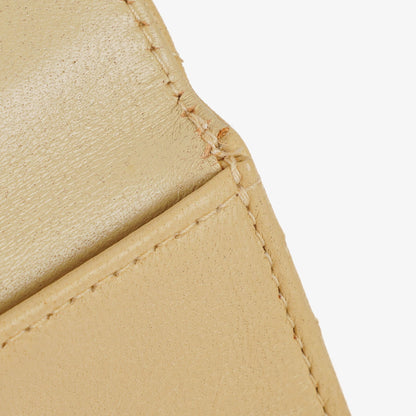 Chanel Classic Single Flap Tasche aus gestepptem Lammleder in Neutral Beige mit 24K vergoldeter Hardware
