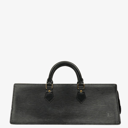 Louis Vuitton Sac Triangle Tasche aus schwarzem Epi Leder