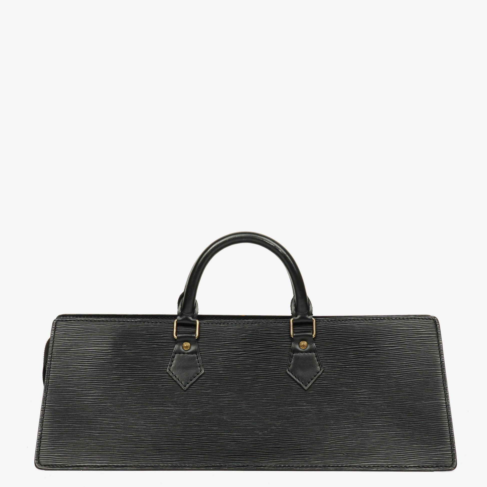 Louis Vuitton Sac Triangle Tasche aus schwarzem Epi Leder