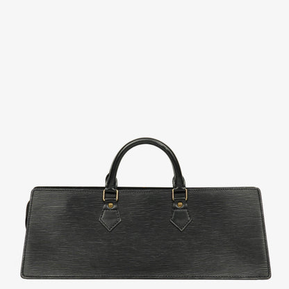 Louis Vuitton Sac Triangle Tasche aus schwarzem Epi Leder