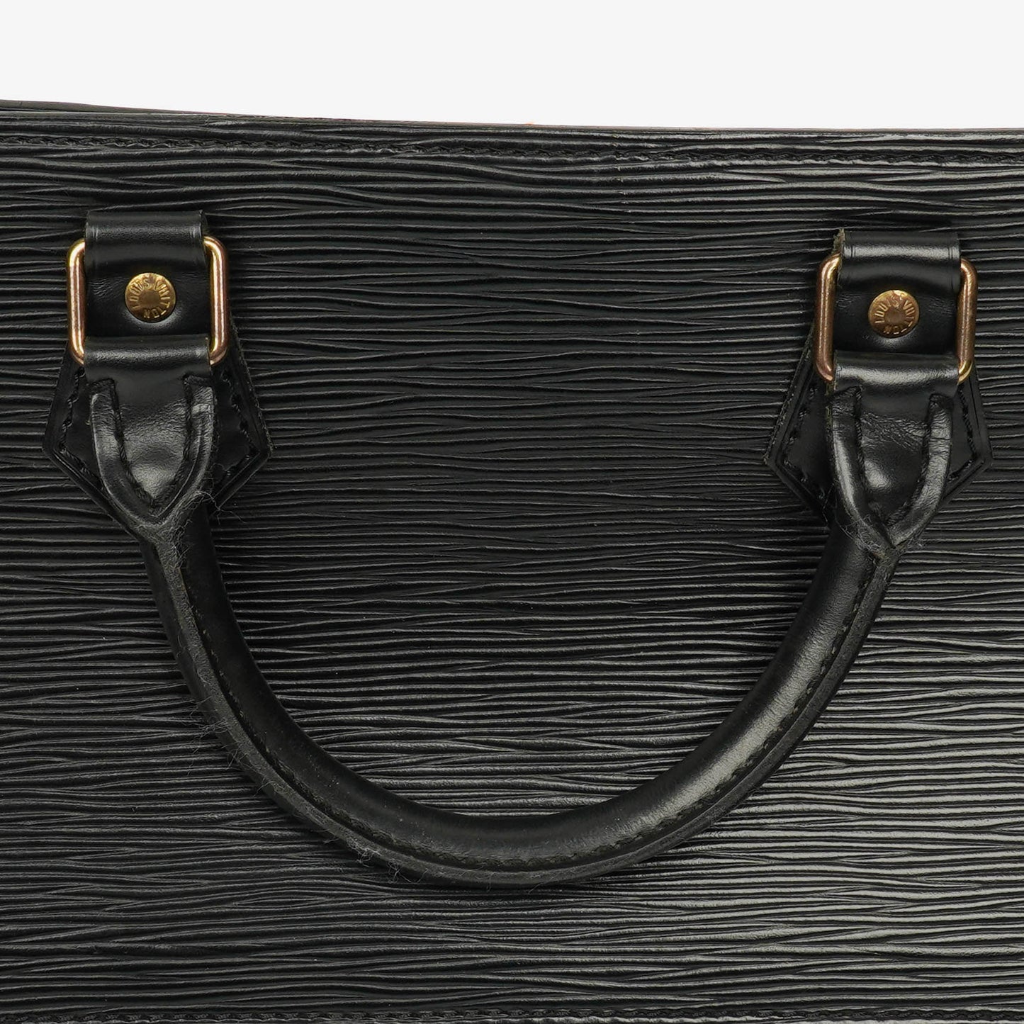 Louis Vuitton Sac Triangle Tasche aus schwarzem Epi Leder