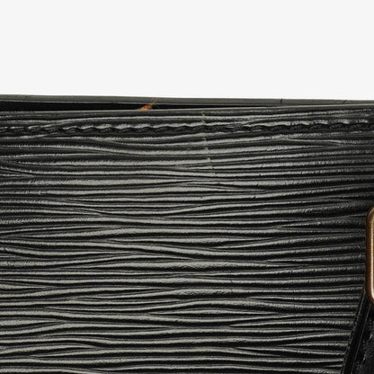 Louis Vuitton Sac Triangle Tasche aus schwarzem Epi Leder