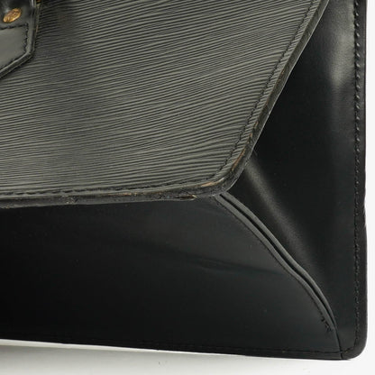 Louis Vuitton Sac Triangle Tasche aus schwarzem Epi Leder