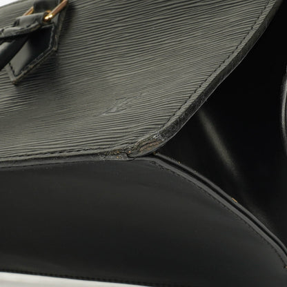 Louis Vuitton Sac Triangle Tasche aus schwarzem Epi Leder