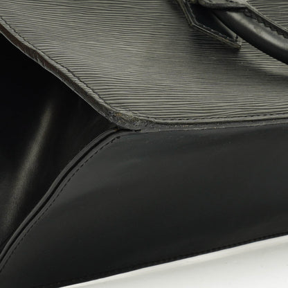 Louis Vuitton Sac Triangle Tasche aus schwarzem Epi Leder