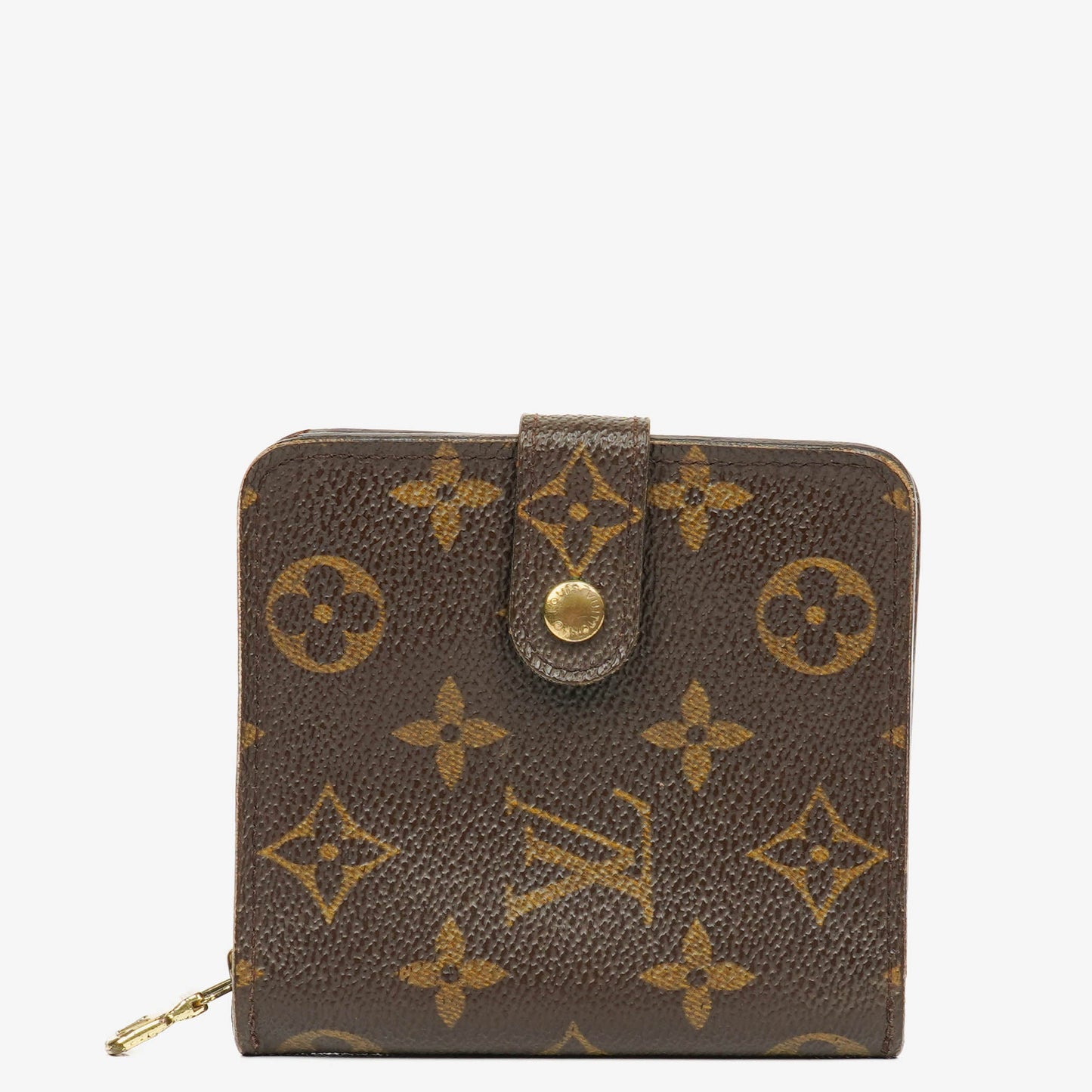 Louis Vuitton Compact Zip Geldbörse aus Monogram Canvas