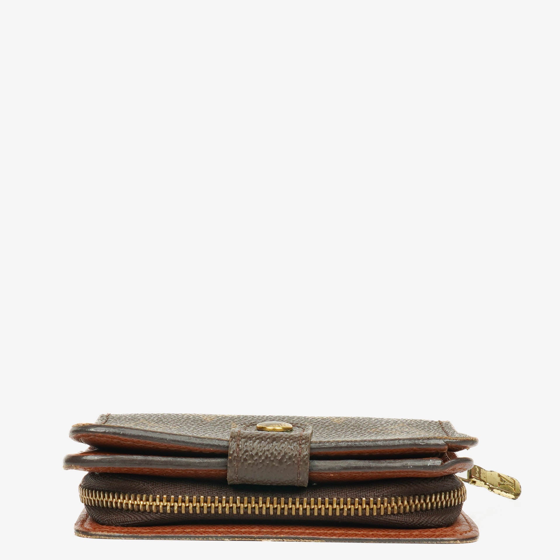 Louis Vuitton Compact Zip Geldbörse aus Monogram Canvas