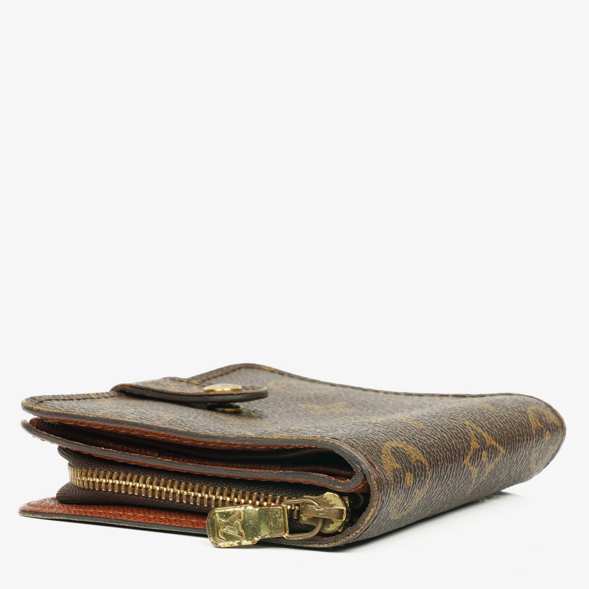 Louis Vuitton Compact Zip Geldbörse aus Monogram Canvas