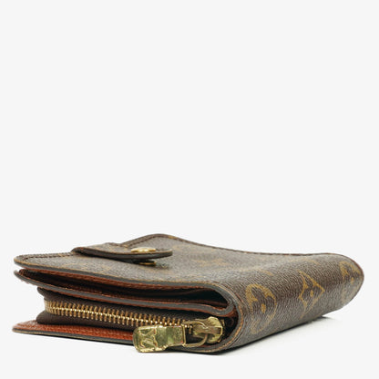 Louis Vuitton Compact Zip Geldbörse aus Monogram Canvas
