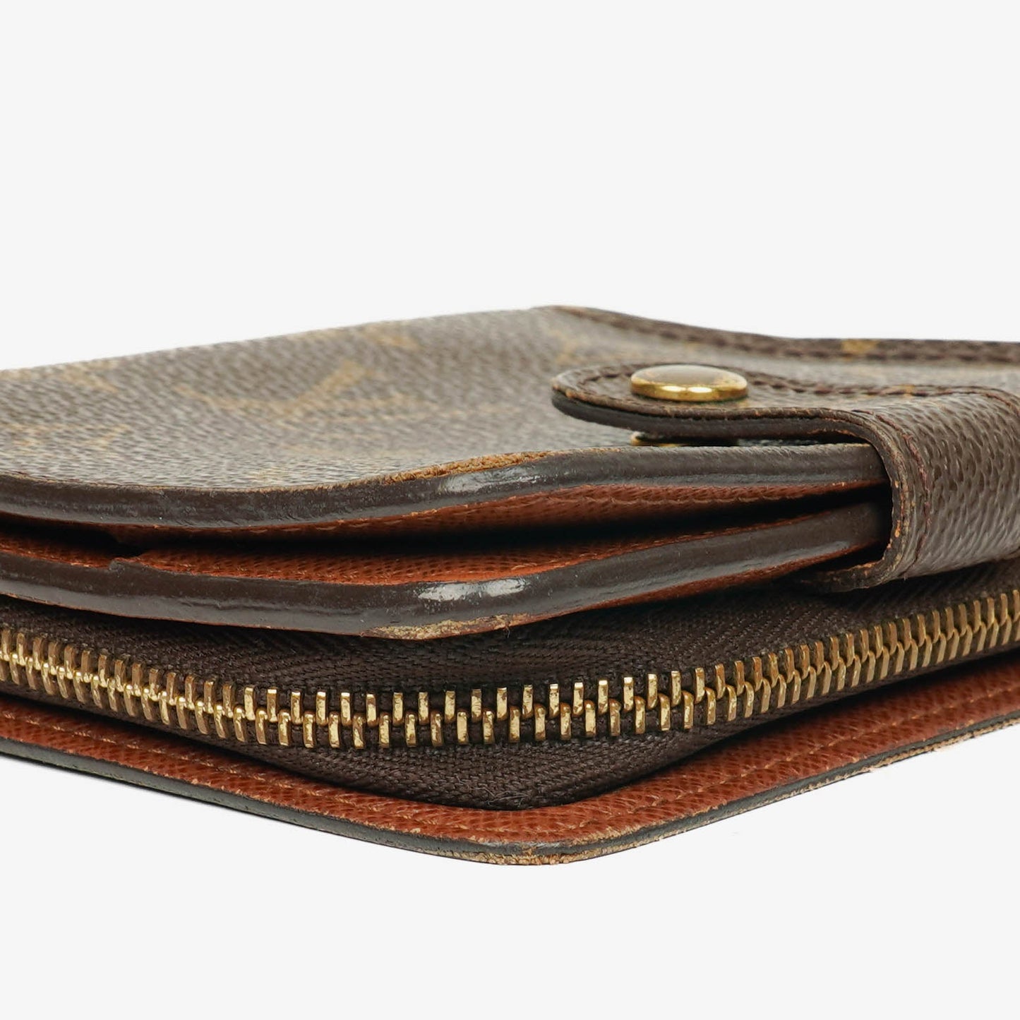 Louis Vuitton Compact Zip Geldbörse aus Monogram Canvas