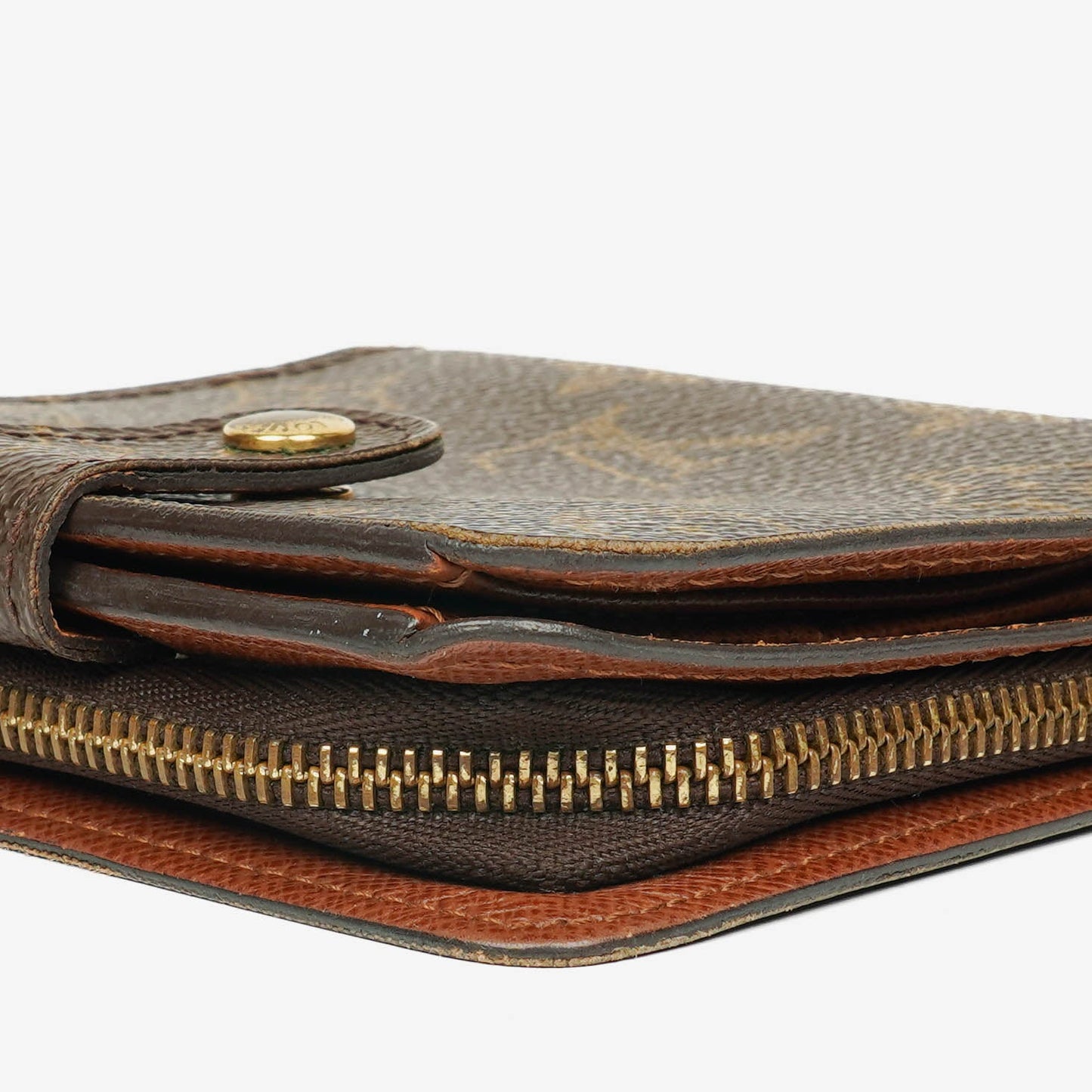 Louis Vuitton Compact Zip Geldbörse aus Monogram Canvas