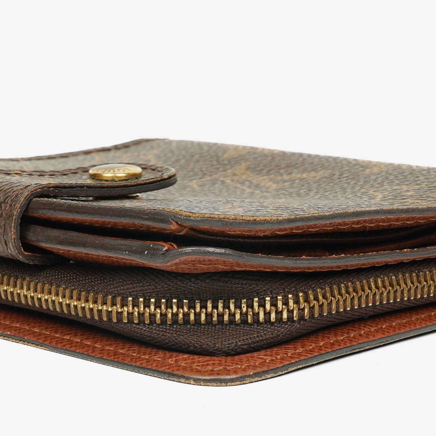 Louis Vuitton Compact Zip Geldbörse aus Monogram Canvas