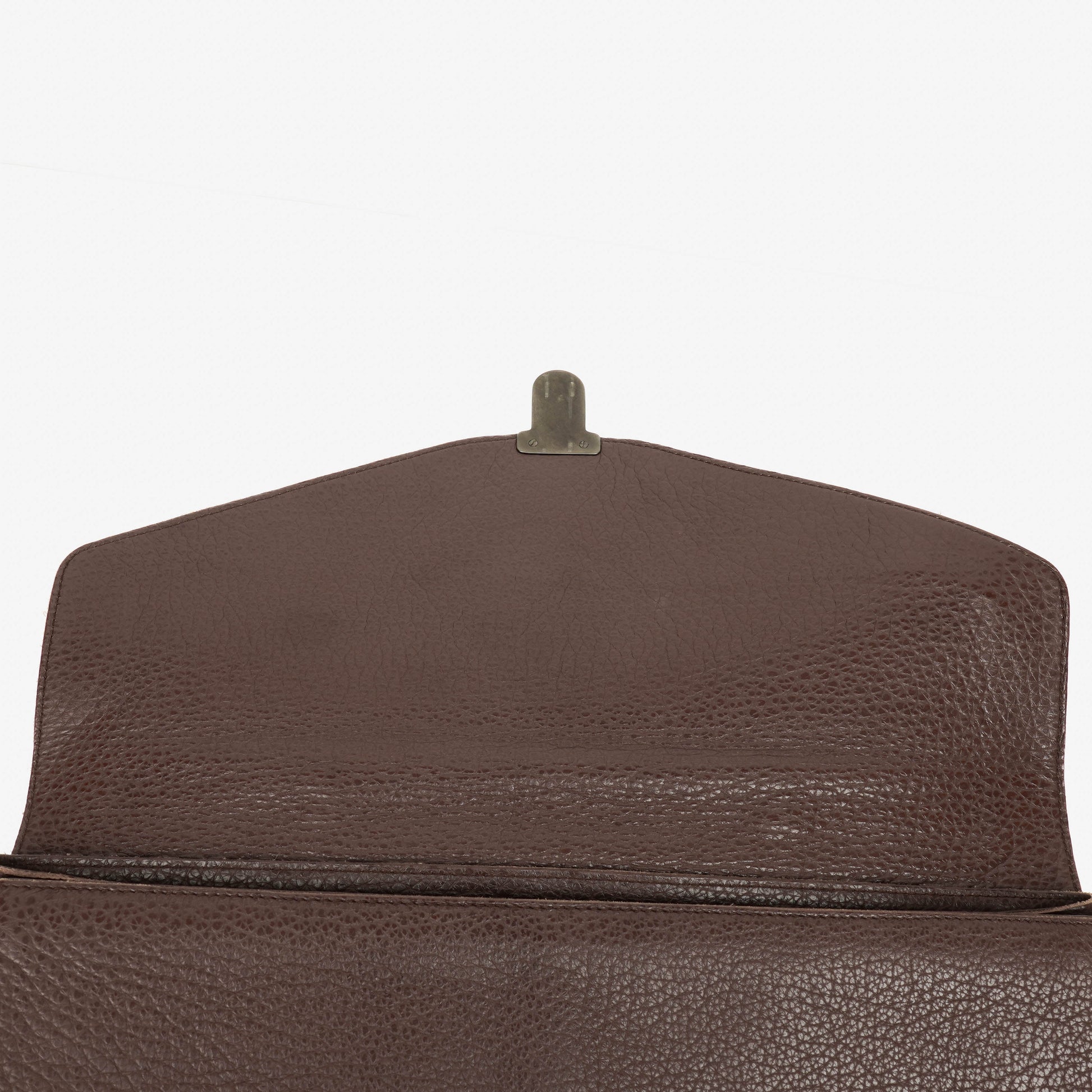 Bottega Veneta Aktentasche aus genarbtem Leder