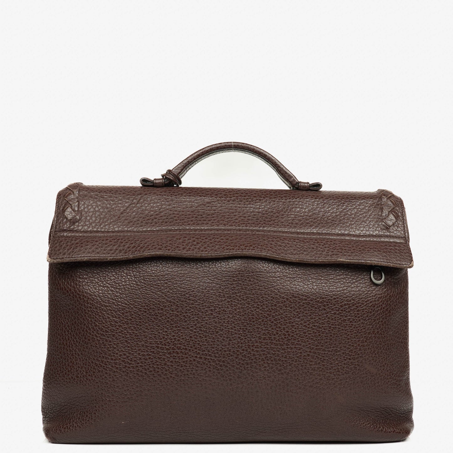 Bottega Veneta Aktentasche aus genarbtem Leder