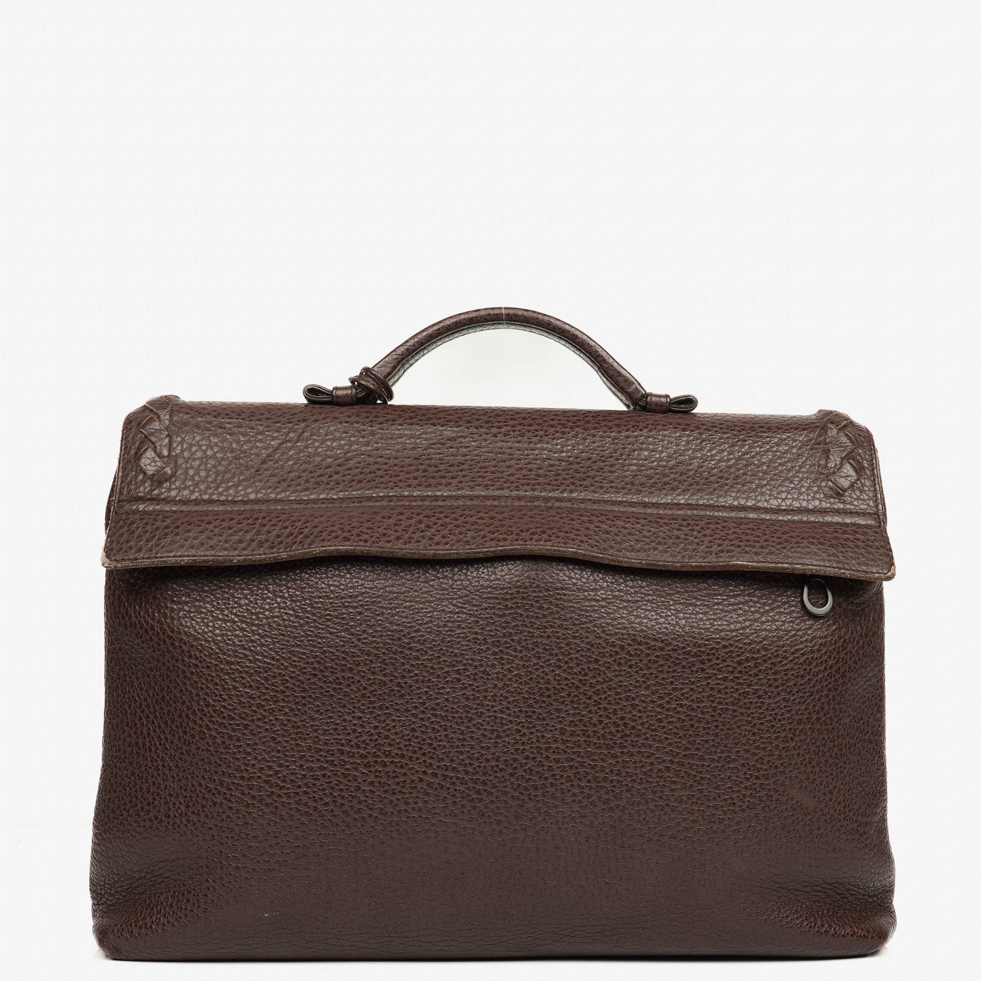 Bottega Veneta Aktentasche aus genarbtem Leder