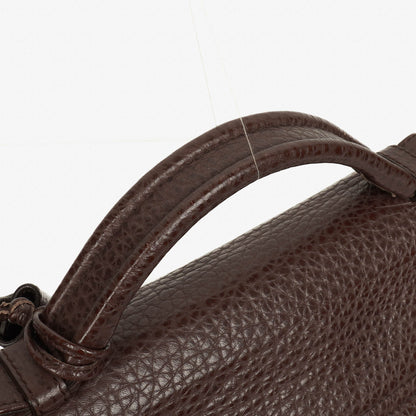 Bottega Veneta Aktentasche aus genarbtem Leder