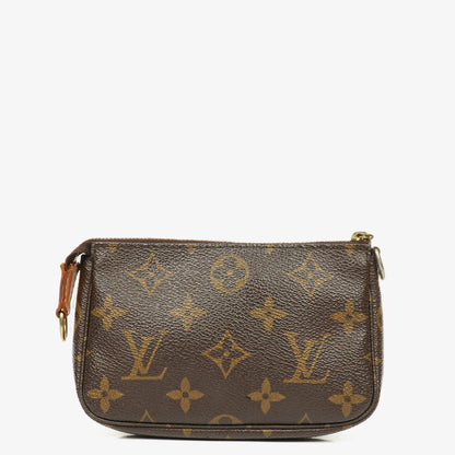 Louis Vuitton Mini Pochette Accessoires Clutch aus Monogram Canvas