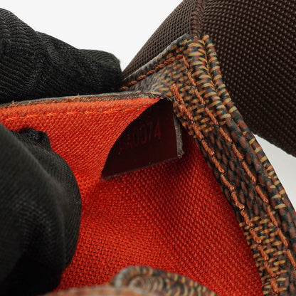 Louis Vuitton Geronimos Gürteltasche aus braunem Damier Ebene Canvas