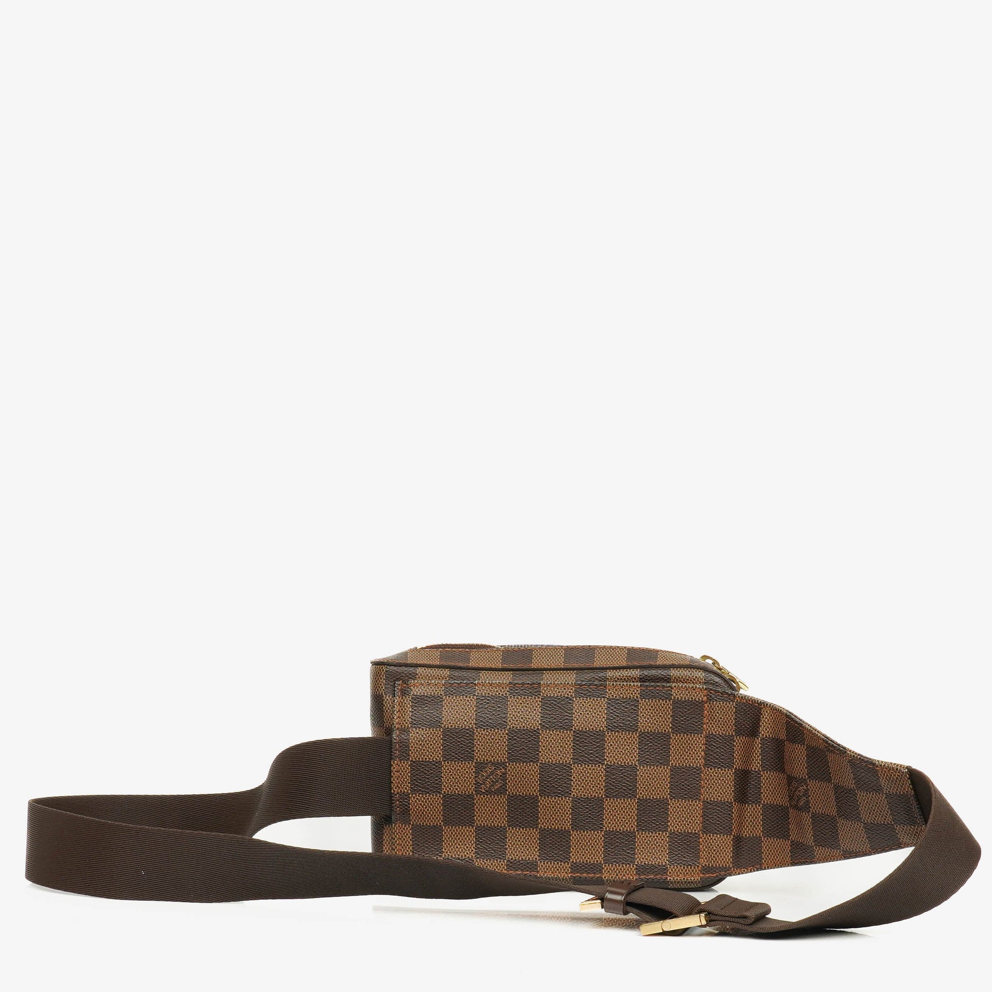Louis Vuitton Geronimos Gürteltasche aus braunem Damier Ebene Canvas