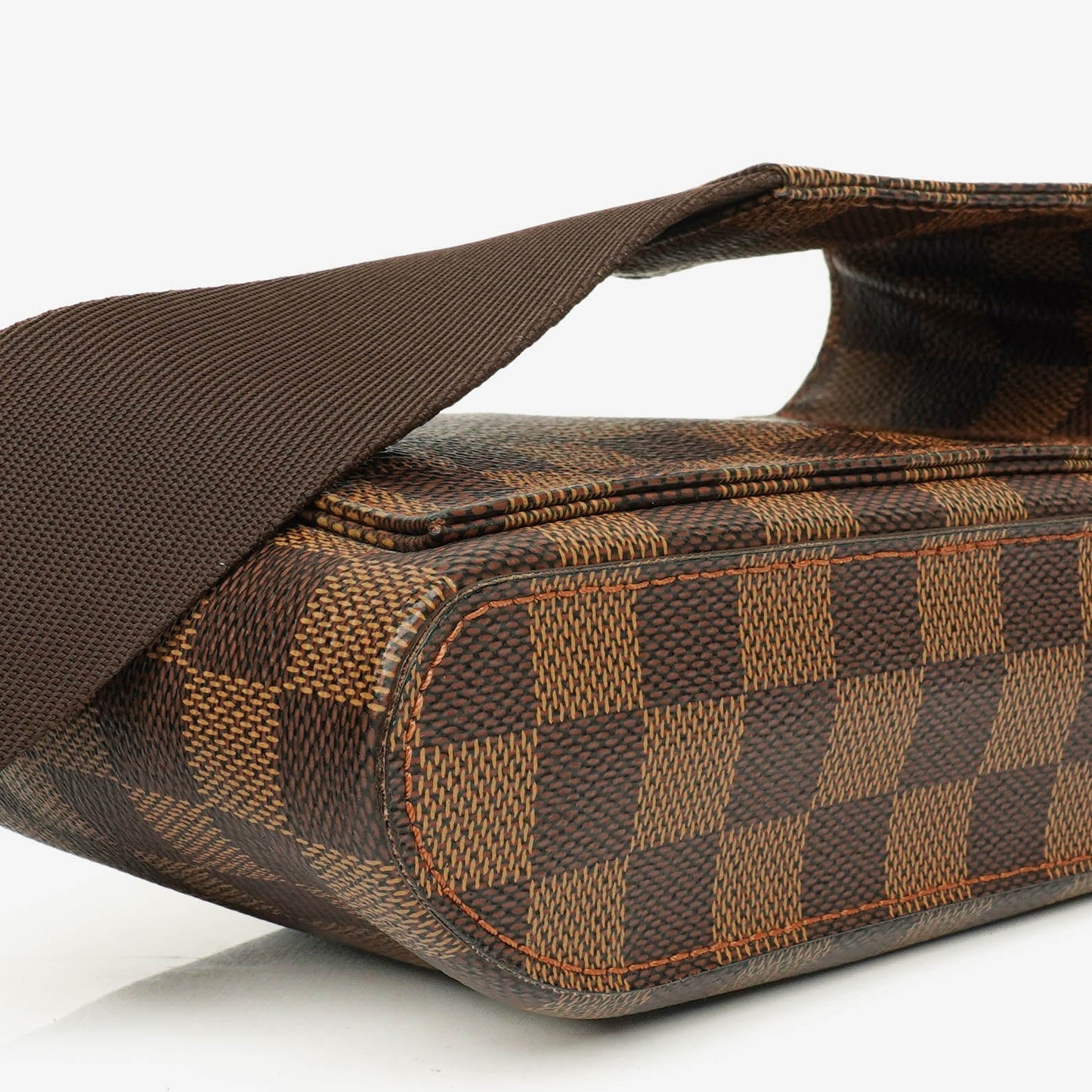 Louis Vuitton Geronimos Gürteltasche aus braunem Damier Ebene Canvas