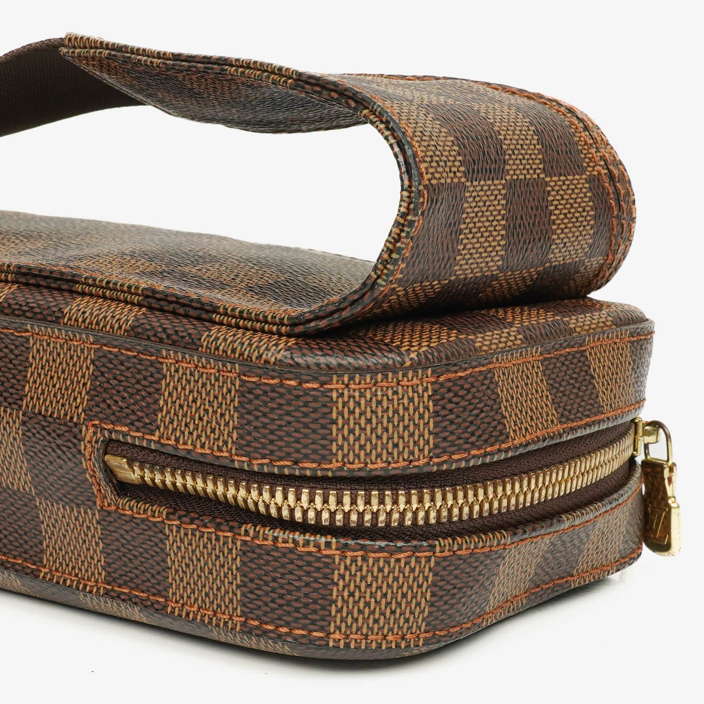 Louis Vuitton Geronimos Gürteltasche aus braunem Damier Ebene Canvas