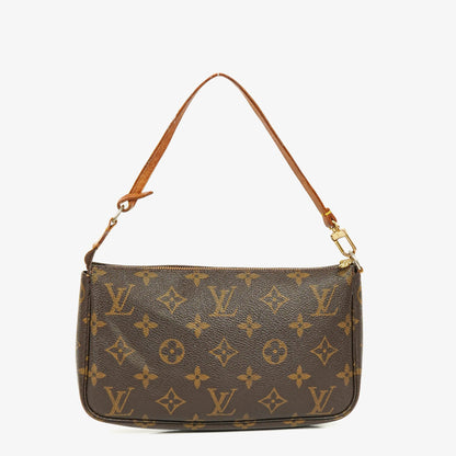 Louis Vuitton Pochette Accessoires Clutch Handtasche aus Monogram Canvas