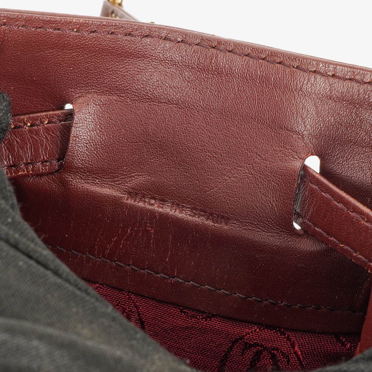 Cartier Must de Cartier Tasche aus burgunderrotem Leder